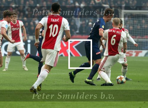 Amsterdam, 31 Maart 2019 AJAX-PSV, eindstand 3-1
Luuk de Jong