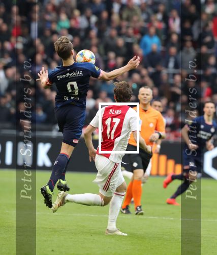 Amsterdam, 31 Maart 2019 AJAX-PSV, eindstand 3-1
Luuk de Jong