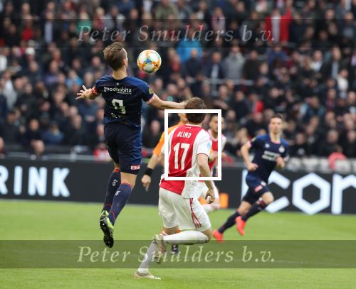 Amsterdam, 31 Maart 2019 AJAX-PSV, eindstand 3-1
Luuk de Jong