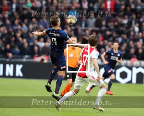 Amsterdam, 31 Maart 2019 AJAX-PSV, eindstand 3-1
Luuk de Jong
