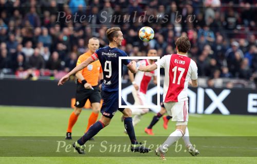 Amsterdam, 31 Maart 2019 AJAX-PSV, eindstand 3-1
Luuk de Jong