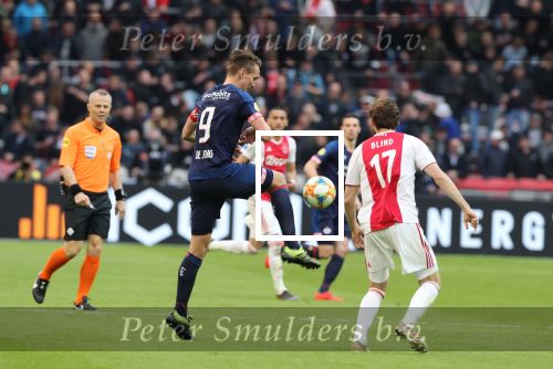 Amsterdam, 31 Maart 2019 AJAX-PSV, eindstand 3-1
Luuk de Jong