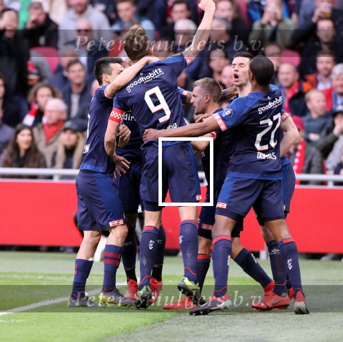 Amsterdam, 31 Maart 2019 AJAX-PSV, eindstand 3-1
Luuk de Jong