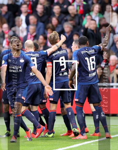 Amsterdam, 31 Maart 2019 AJAX-PSV, eindstand 3-1
Luuk de Jong