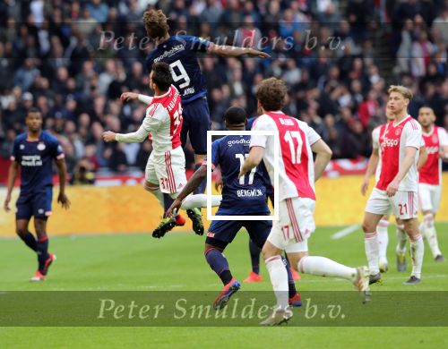 Amsterdam, 31 Maart 2019 AJAX-PSV, eindstand 3-1
Luuk de Jong