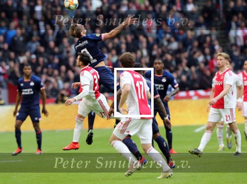 Amsterdam, 31 Maart 2019 AJAX-PSV, eindstand 3-1
Luuk de Jong