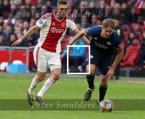 Amsterdam, 31 Maart 2019 AJAX-PSV, eindstand 3-1
Luuk de Jong