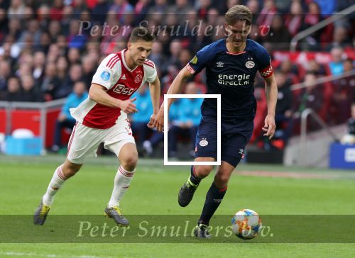 Amsterdam, 31 Maart 2019 AJAX-PSV, eindstand 3-1
Luuk de Jong