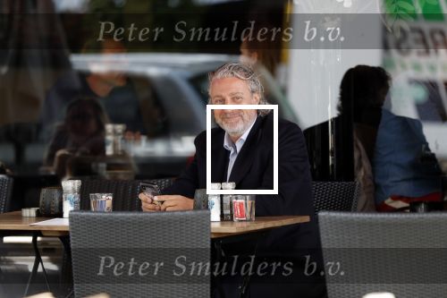 Amsterdam 7 mei 2019
Mark Teurlings op terras bij brasserie v Dam.
