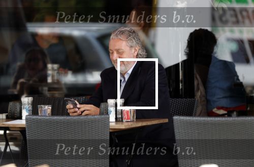 Amsterdam 7 mei 2019
Mark Teurlings op terras bij brasserie v Dam.