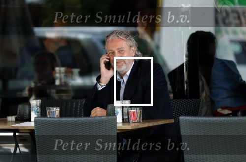 Amsterdam 7 mei 2019
Mark Teurlings op terras bij brasserie v Dam.