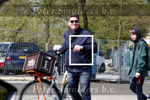 Amsterdam 15 april 2019
Martijn Krabbe op de fiets.