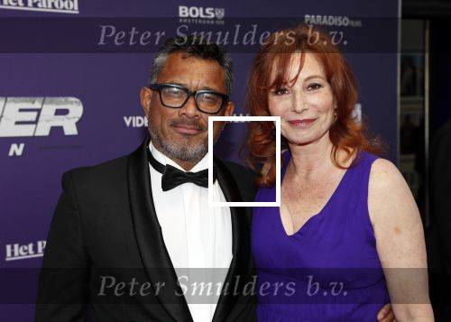 Amsterdam 15 april 2019
Premiere Baantjer in het nieuwe deLamar theater. Martin Schwab kwam met zoon en  Marian Mudder