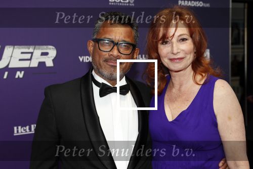 Amsterdam 15 april 2019
Premiere Baantjer in het nieuwe deLamar theater. Martin Schwab kwam met zoon en  Marian Mudder
