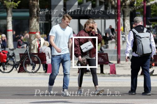 Amsterdam 10 mei 2019
AnneKee Molenaar is de nieuwe vriendin van Matthijs de Ligt. Ze wonen pas samen in hun nieuwe appartement.