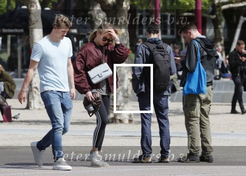 Amsterdam 10 mei 2019
AnneKee Molenaar is de nieuwe vriendin van Matthijs de Ligt. Ze wonen pas samen in hun nieuwe appartement.