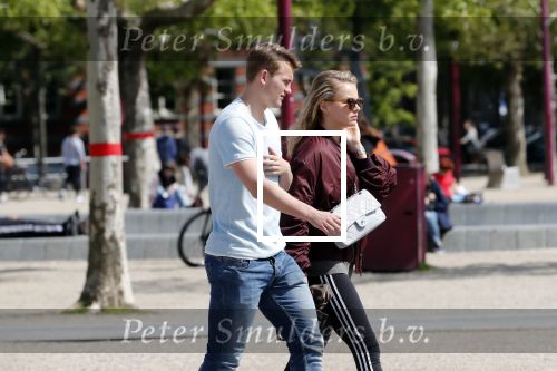 Amsterdam 10 mei 2019
AnneKee Molenaar is de nieuwe vriendin van Matthijs de Ligt. Ze wonen pas samen in hun nieuwe appartement.