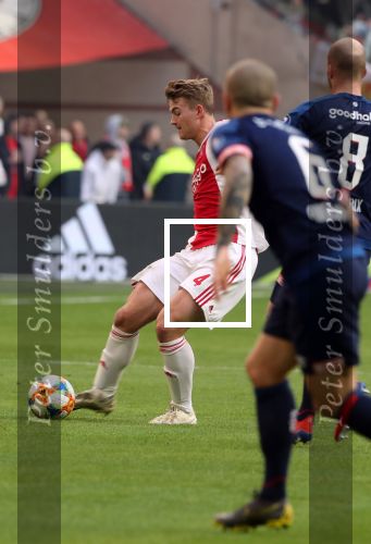 Amsterdam, 31 Maart 2019 AJAX-PSV, eindstand 3-1
Matthijs de Ligt