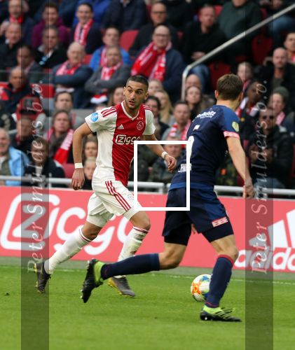 Amsterdam, 31 Maart 2019 AJAX-PSV, eindstand 3-1
Noussair Mazraoui