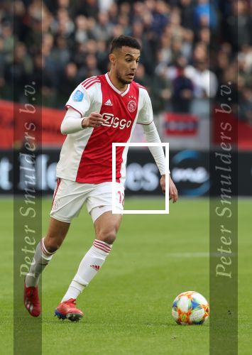 Amsterdam, 31 Maart 2019 AJAX-PSV, eindstand 3-1
Noussair Mazraoui