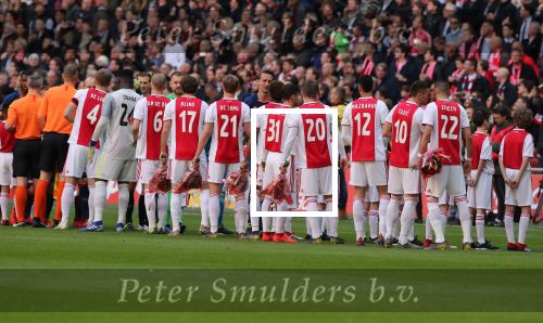 Amsterdam, 31 Maart 2019 AJAX-PSV, eindstand 3-1