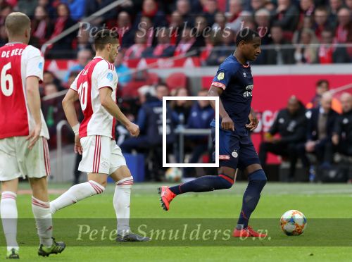 Amsterdam, 31 Maart 2019 AJAX-PSV, eindstand 3-1
Pablo Rosario