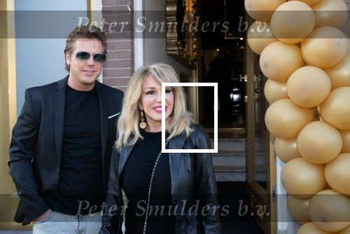 Amsterdam 1 april 2019
Opening the burger Room van Gordon. Patricia Paay met haar man Robert Hinfelaar.