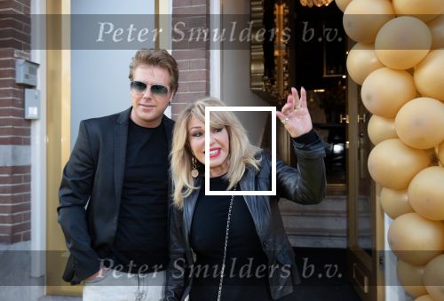 Amsterdam 1 april 2019
Opening the burger Room van Gordon. Patricia Paay met haar man Robert Hinfelaar.