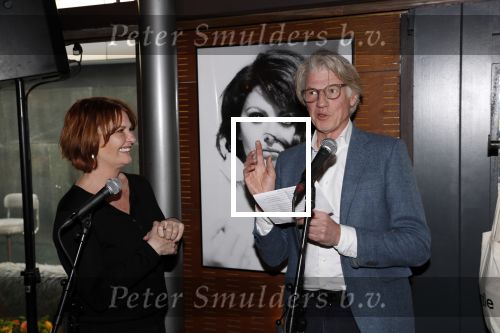 Amsterdam 18 april 2019
Uitreiking boek Patty Harpenau . Patty met haar uitgever
