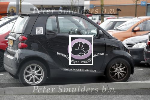 Alkmaar 3 april 2019
Rolf Tangel met zijn zoontje Romario en zijn zwangere vriendin op weg om een echo te maken.
