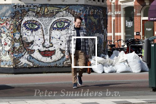 Amsterdam 17 april 2019
Rop Verheijen bij opnames familie Kruys in Amsterdam zuid.