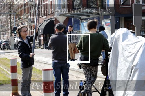 Amsterdam 17 april 2019
Rop Verheijen bij opnames familie Kruys in Amsterdam zuid.