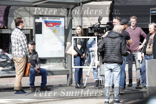 Amsterdam 17 april 2019
Rop Verheijen bij opnames familie Kruys in Amsterdam zuid.