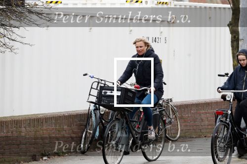 Amsterdam 2 april 2019
Sophie Hilbrand op de fiets in Amsterdam zuid.
