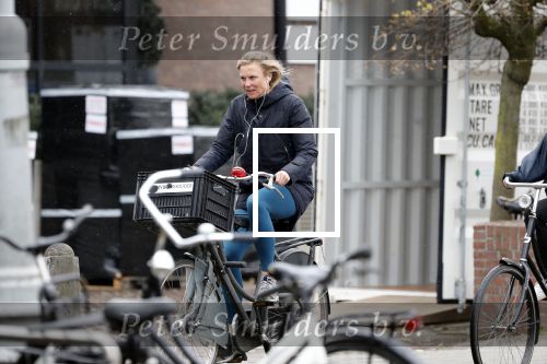 Amsterdam 2 april 2019
Sophie Hilbrand op de fiets in Amsterdam zuid.