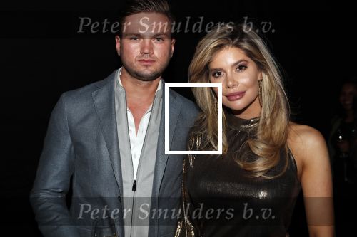 Amsterdam 9 april 2019
Event van Armin v Buuren en Jaguar in de ADAM Toren. Stephanie Tency met vriend