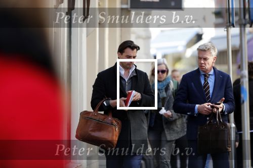 Amsterdam 1 april 2019
Thierry Baudet met â€¦. op straat in Amsterdam.