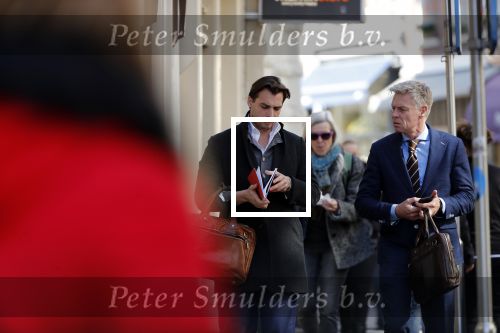 Amsterdam 1 april 2019
Thierry Baudet met â€¦. op straat in Amsterdam.