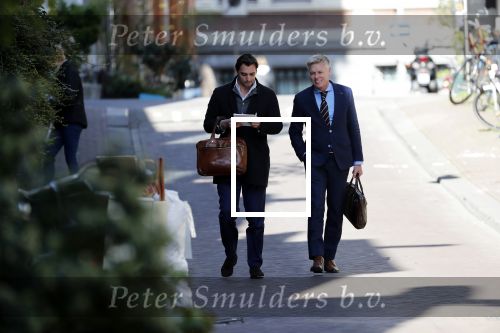 Amsterdam 1 april 2019
Thierry Baudet met â€¦. op straat in Amsterdam.