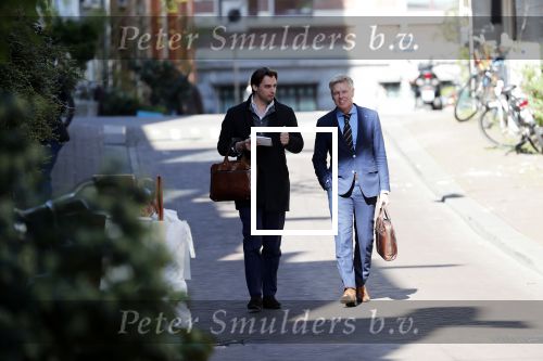Amsterdam 1 april 2019
Thierry Baudet met â€¦. op straat in Amsterdam.