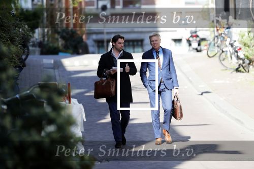 Amsterdam 1 april 2019
Thierry Baudet met â€¦. op straat in Amsterdam.