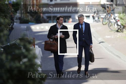Amsterdam 1 april 2019
Thierry Baudet met â€¦. op straat in Amsterdam.