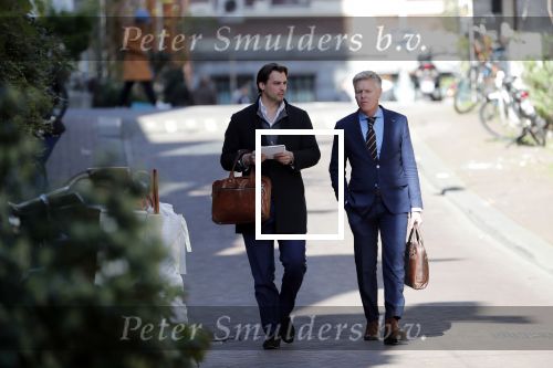 Amsterdam 1 april 2019
Thierry Baudet met â€¦. op straat in Amsterdam.