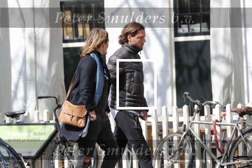 Amsterdam 13 april 2019
Oud wielrenner Thomas Dekker met een kennis.
