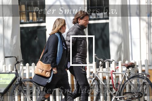 Amsterdam 13 april 2019
Oud wielrenner Thomas Dekker met een kennis.