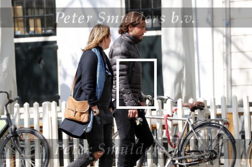 Amsterdam 13 april 2019
Oud wielrenner Thomas Dekker met een kennis.