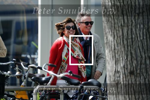 Amsterdam 11 mei 2019
Tom Egbers en Janke Dekker op terras op de beethovenstraat.