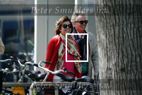 Amsterdam 11 mei 2019
Tom Egbers en Janke Dekker op terras op de beethovenstraat.