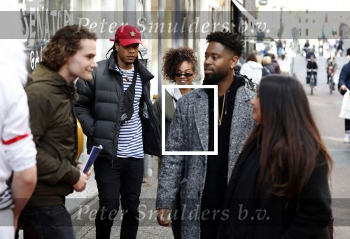 Amsterdam 9 mei 2019
Opening expositie Selwyn Senatori.B Veronica v Hoogdalem met vriend Nigel Williams ( Rapper Digitzz)