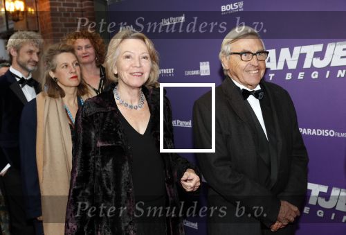Amsterdam 15 april 2019
Premiere Baantjer in het nieuwe deLamar theater. Winnie Sorgdrager met man